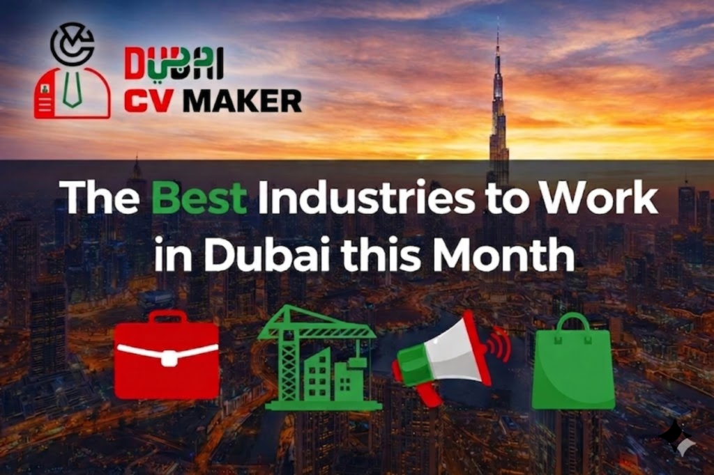 The Best Industries to Work in Dubai this Month